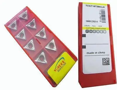 

New 10PCS Triangle TCGT16T304LH ALuminium Carbide Insert Turning cutter insert