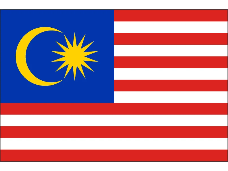 Malaysian flag 90 * 150cm flag hoist flags are selling custom-shop world-quality polyester celebration decoration