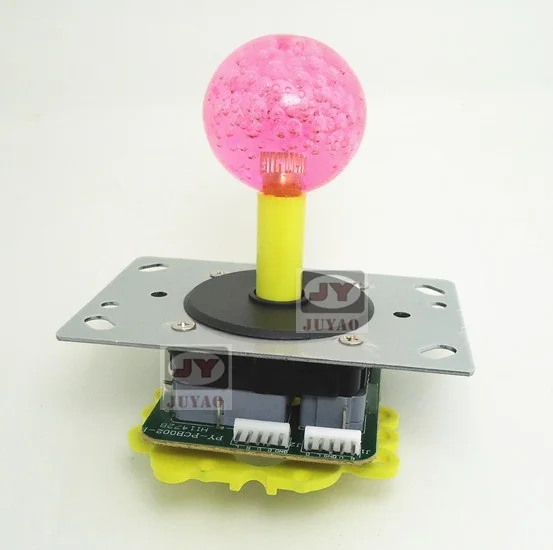 2 قطعة/الوحدة الكريستال فقاعة أعلى الكرة المقود و microswitch ، أجزاء لممر لعبة آلة