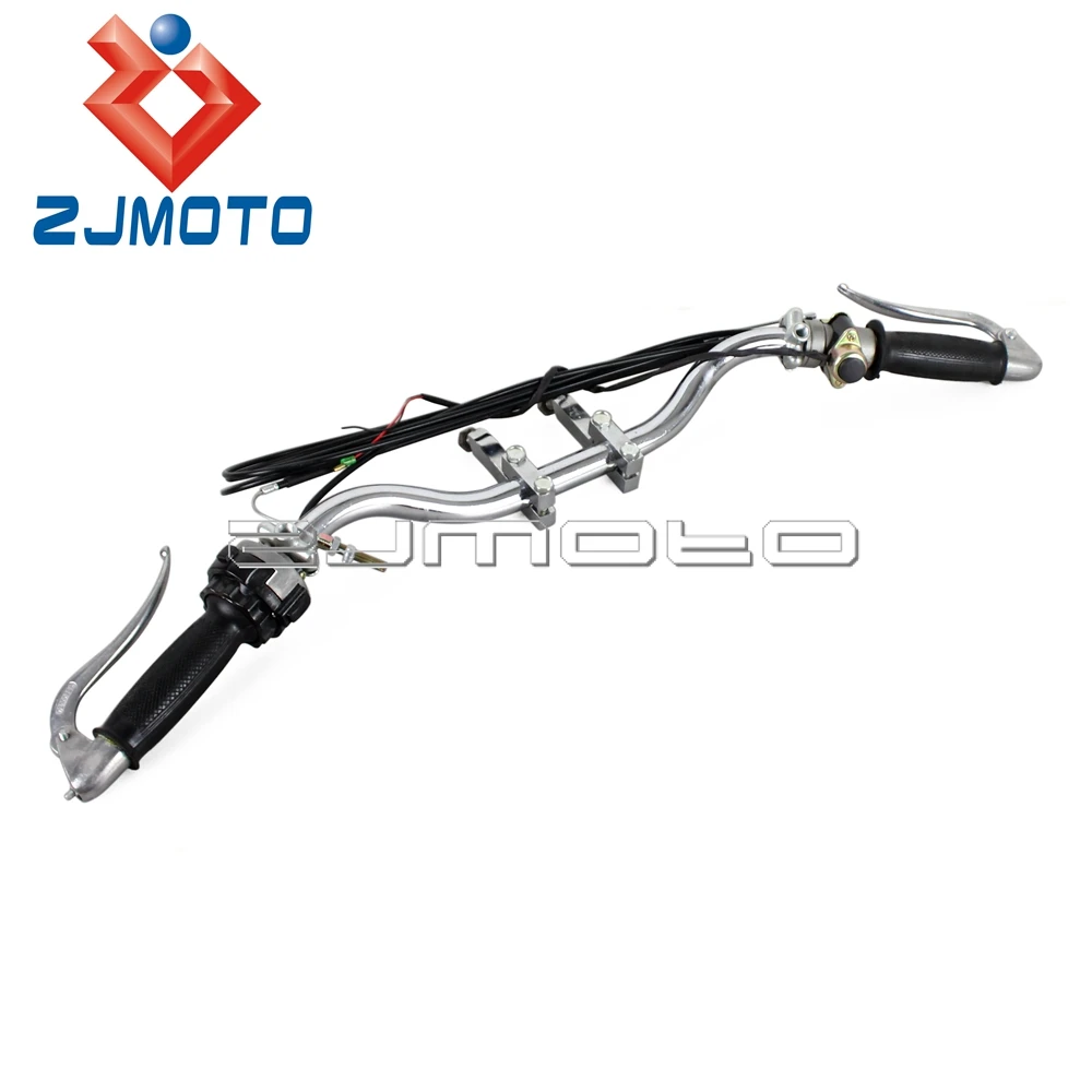 Motorcycle Complete Handlebar Kit Throttle Grip Bar Brake Clutch Lever For BMW KS750 M1 M72 R12 R75 R51 R61 R66 R71 K750 Sidecar