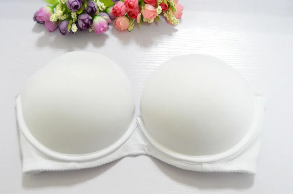 Fashion Wedding Multiway Underwear Add 2 Cup Support Padded Push Up Bra Strapless Bras Underwear Size 32 34 36 38 40 A B C D Top