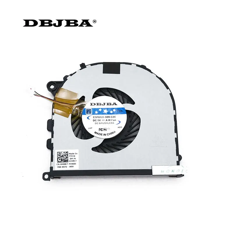 Laptop cpu cooling fan for DELL XPS 15 9530 Precision M3800 15.6 CPU Fan H98CT 0H98CT DC28000DRF0 DFS501105PQ0T FCGW Fan