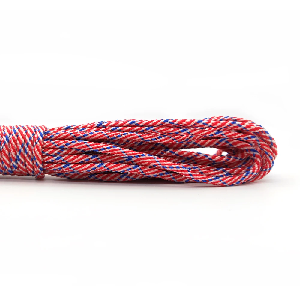 Paracord 파라코드 낙하산 코드 랜야드 로프, 밀 스펙 타입 III, 7 가닥, 31 m 등반, 캠핑 생존 도구, 550