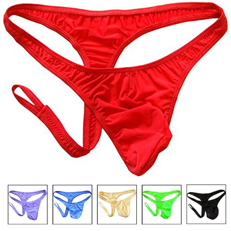 hot new Personality Mens Gay Thongs Men G Strings Men Penis Sexy Underwear Ultra Tight Thong Pouch nylon jockstrap gay underwear