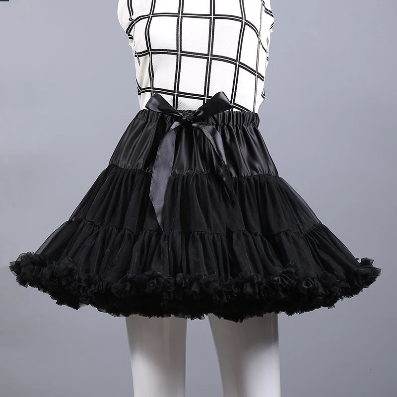 Vestido de baile bajo la falda, Vestido corto Swing, enagua Lolita Cosplay, falda de tutú de Ballet Rockabilly crinolina, novedad de 2018