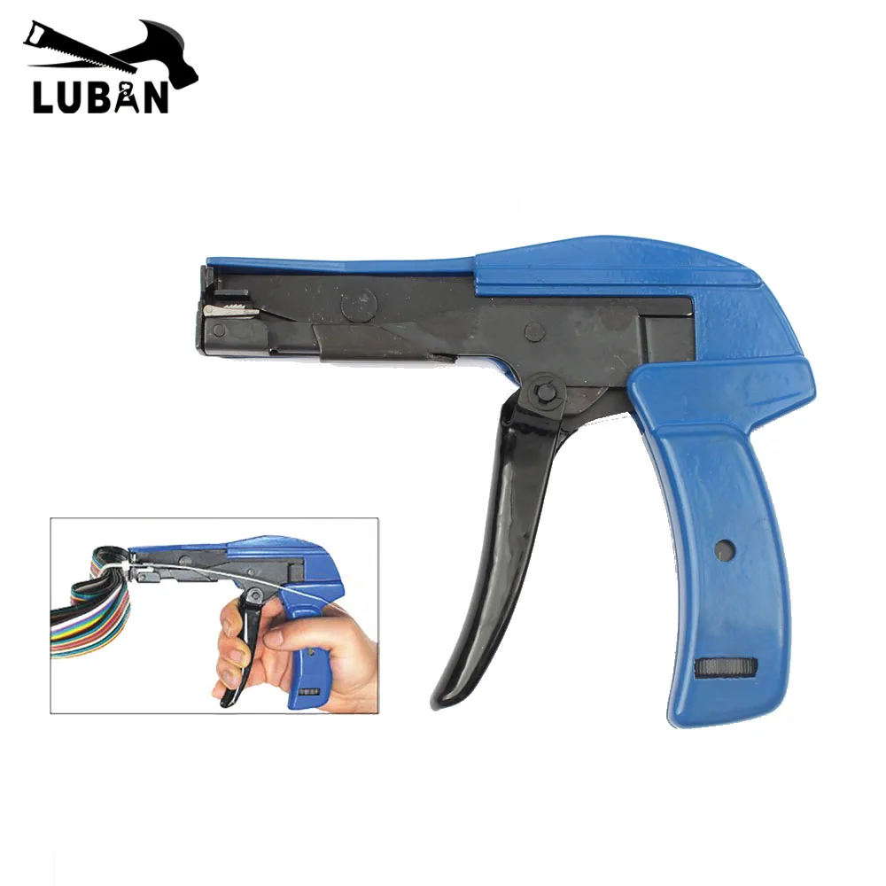 

HS-600A Fastening and cutting tool special for Cable Tie Gun For Nylon Cable Tie width 2.4-4.8mm