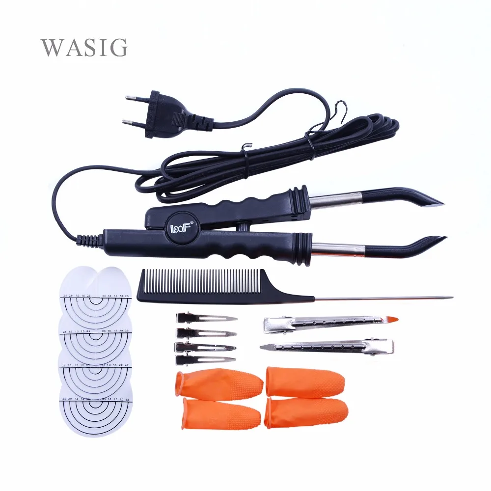 Professional Heat Constant FLAT PLATE Fusion Hair Extension Keratin Bonding Salon Tool Heat Iron Wand