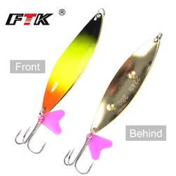 釣り用のハードベイト,コイ,パイクなどの魚を捕まえるためのルアー,ダブルフック付き,スピナー付き,24g,28g,35g,1個