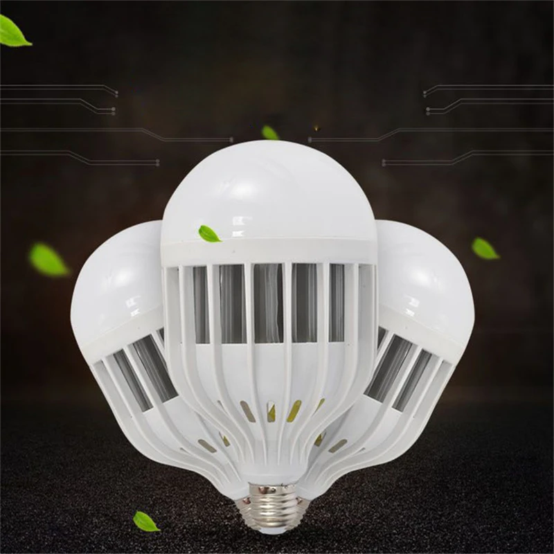 

Super Power LED Lamp E27 220V led Bulb Smart IC Power 18W 24W 36W 50W 60W 80W Lampada Warm White/Cold White led light bulb