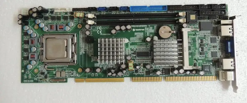 PCI-759  100% OK Original Embedded IPC Board Full-size CPU Card ISA Industrial Mainboard PICMG 1.0 with CPU RAM 2*LAN