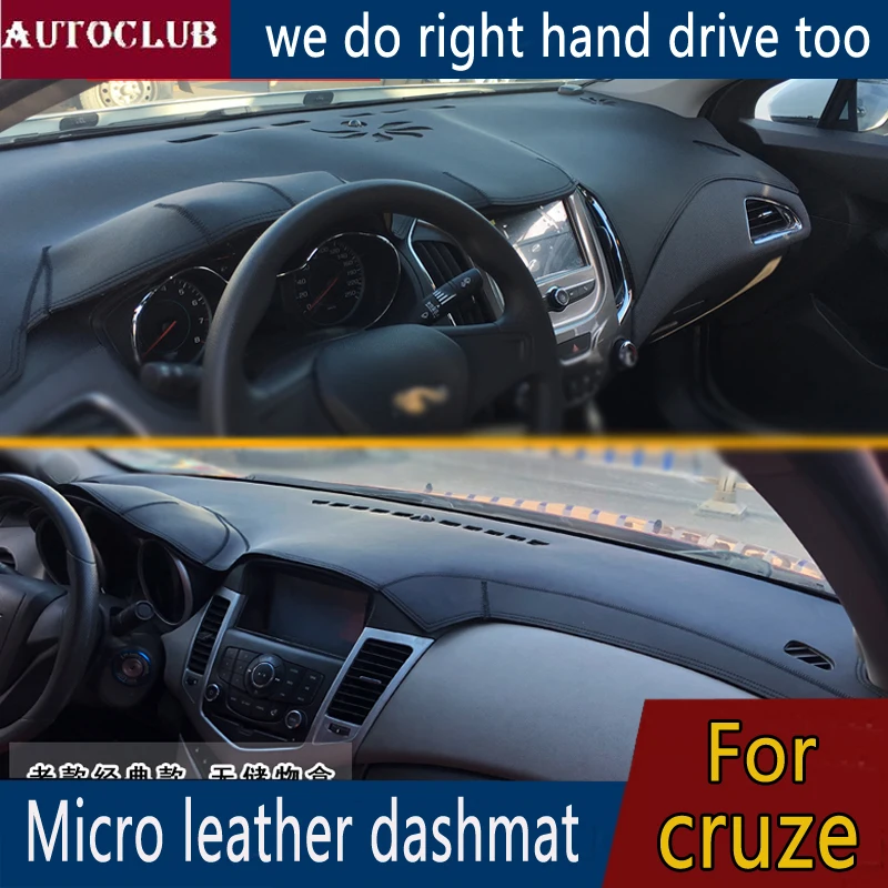 

For Chevrolet Cruze 2008-2019 Leather Dashmat Dashboard Cover Pad Dash Mat Sunshade carpet 2009 2010 2011 2012 2013 2014 2015