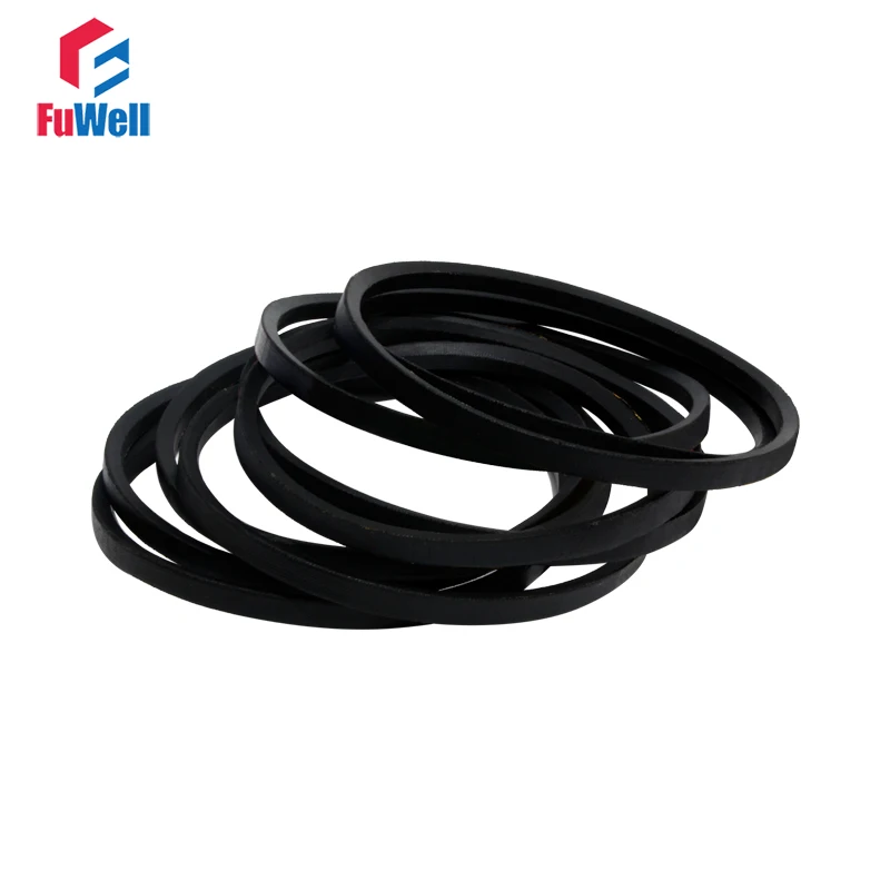 V-Belt O/Z Type Closed-Loop Rubber Black Washing Machine Belt O-400/410/420/450/460/470 Transmission Drive Belt Replacement