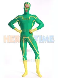 New Kick-Ass Spandex Superhero Costume Spandex Zentai Bodysuit Custom Made adults zentai catsuit Halloween party