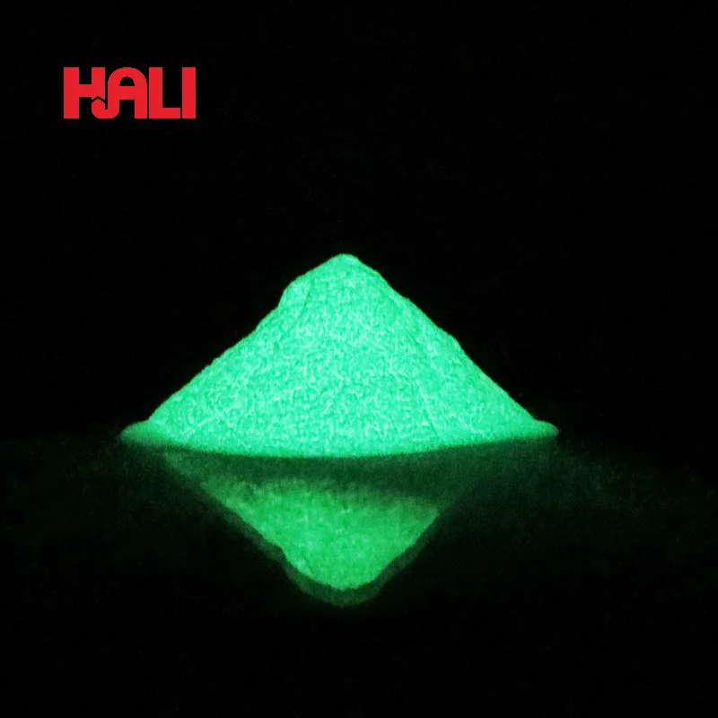 Luminous pigment night glowing powder item:HLD525 glowing color: yellowish green net weight:50gram