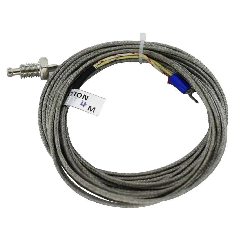 5pcs/Lot Thread M6/M8 Screw Probe Temperature Sensor Thermocouple K Type 1/2/3/4/5m Cable for PID Controller