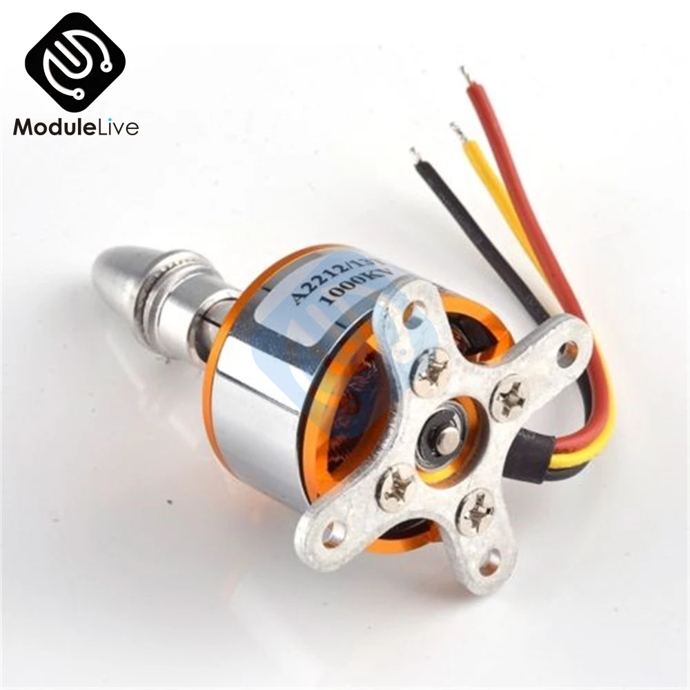 A2212 1000Kv Brushless Motor Drone Outrunner For Aircraft Helicopter Quadcopter New