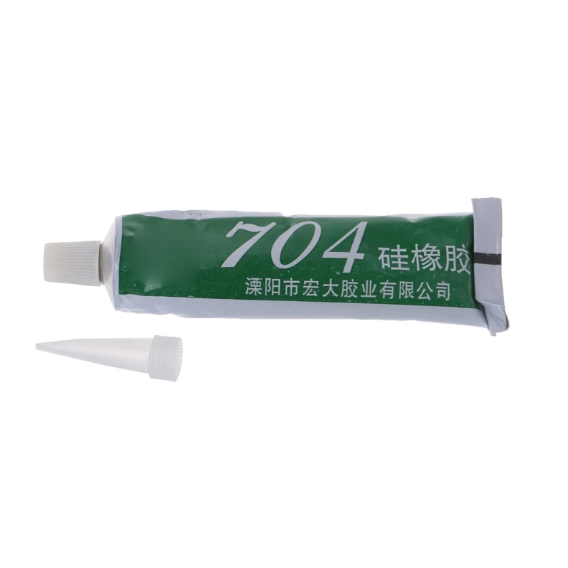704 Fixed High Temperature Resistant Silicone Rubber Sealing Glue Waterproof  Black