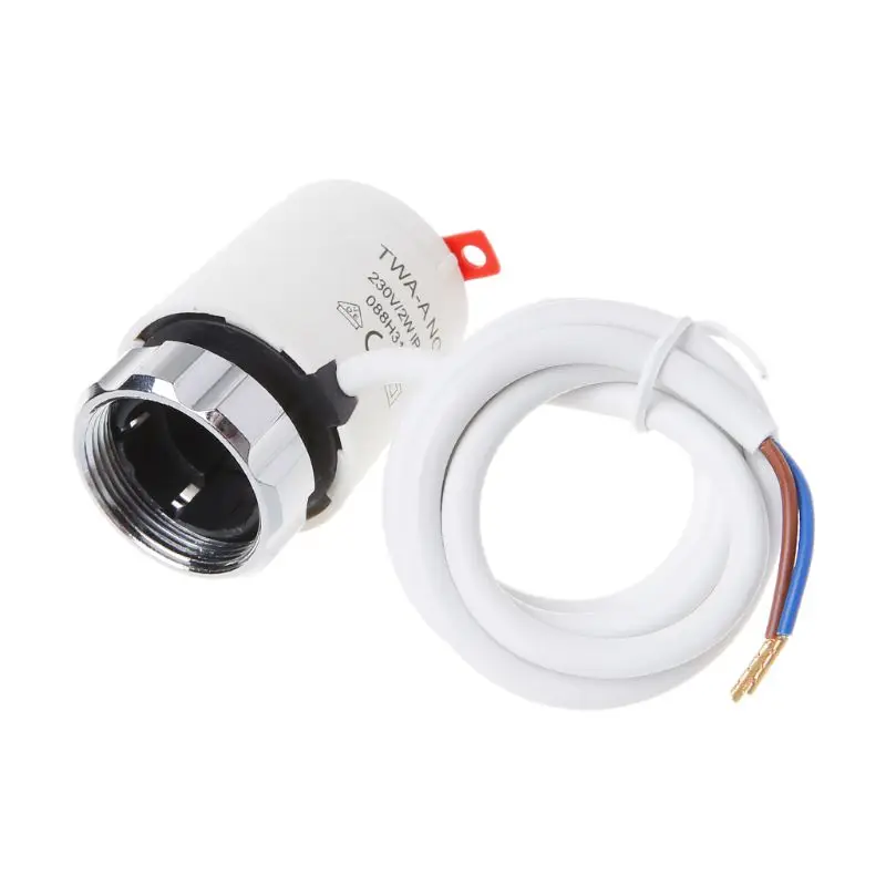 230V NC Electric Thermal Actuator for Manifold Underfloor Heating Radiante Actuador Electric Thermal Actuator Dropship