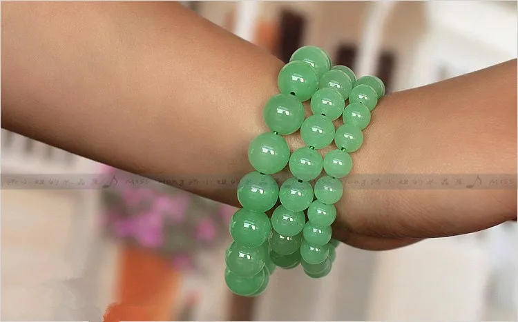 Natural Aventurine Bracelet 6mm 8mm 10mm Crystal Round Beads Bracelet Semi Precious Stone Jewlery for Women Wholesale