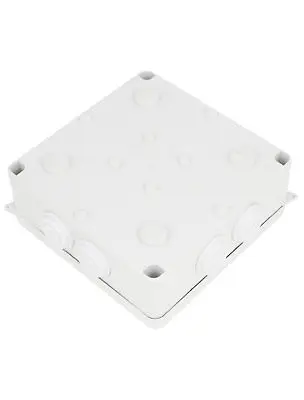 Boîte de jonction carrée ABS, pression simple sur le couvercle