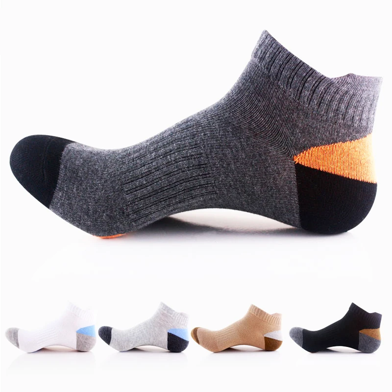 Hot sale+Spring Winter Men Cotton Socks Ankle Casual Breathable Fashion Men's Mountain Stripe Socks EU39-44