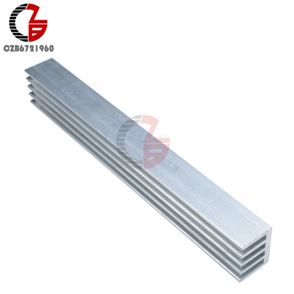 LED Heat Sink Silver-White Aluminum 150x19.7x15.6mm