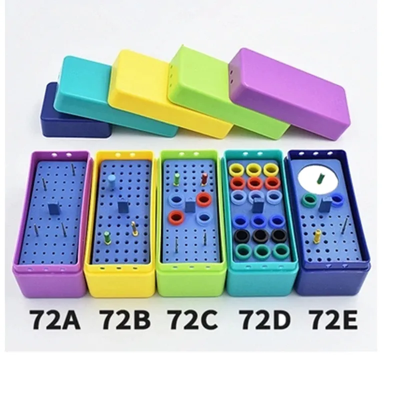 

Dental Sterilize Plastic 72 holes endo box endodontic box autoclavable box