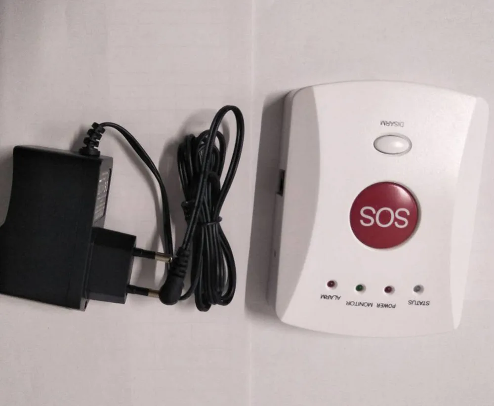 Imagem -04 - Wolf-protetor Doméstico sem Fio Gsm Sms Sos Painel de Botão Uma Chave Alarme para Idosos Crianças Sistema de Segurança de Emergência para Casa 433mhz