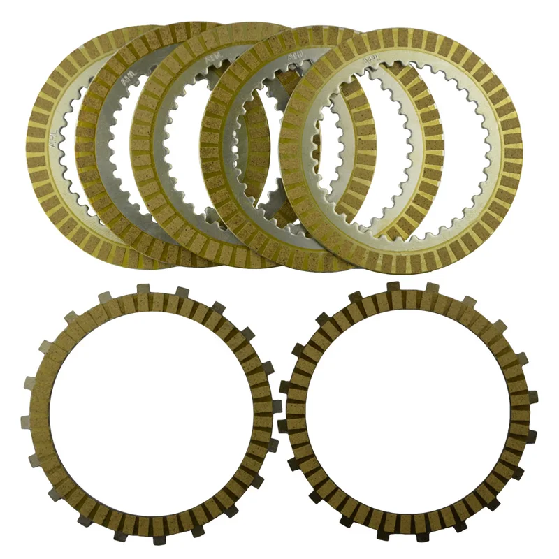 A set Motorcycle Engine Parts Clutch Friction Plates Kit & Steel Plates For SUZUKI M109R M109 R VZR1800 VZR 1800 2006-2011