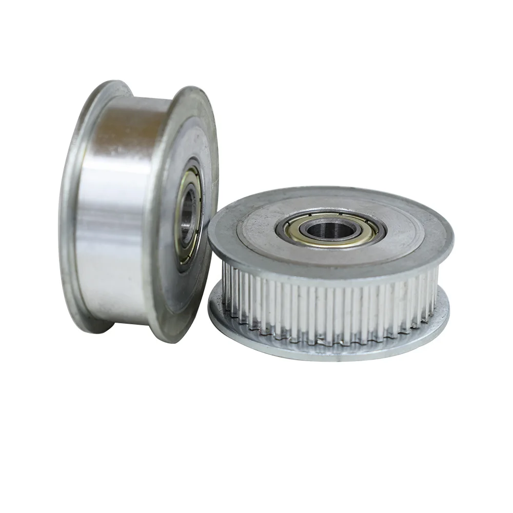 3M Type 35T 36T Timing Idler Pulley 11/16mm Belt Width Bearing Idler Gear Pulley With/Without Teeth Bore 5/6/7/8/10/12/15mm