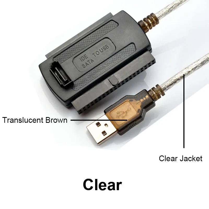 Optional 3-in-1 USB 2.0 To IDE / SATA 2.5",3.5" Hard Drive Disk HDD SSD 480Mb/s Data Interface Converter Adapter Cable image 4