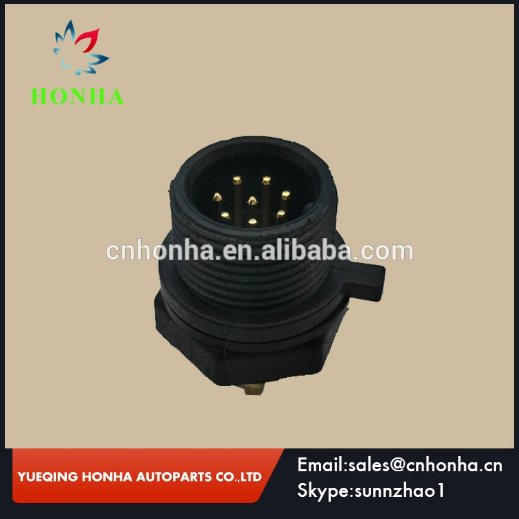 8 Pin/Way Male Female Filed Assembly Rear Panel Mount Waterproof IP67 LED Power Connector Cable to Cable Connector Plug