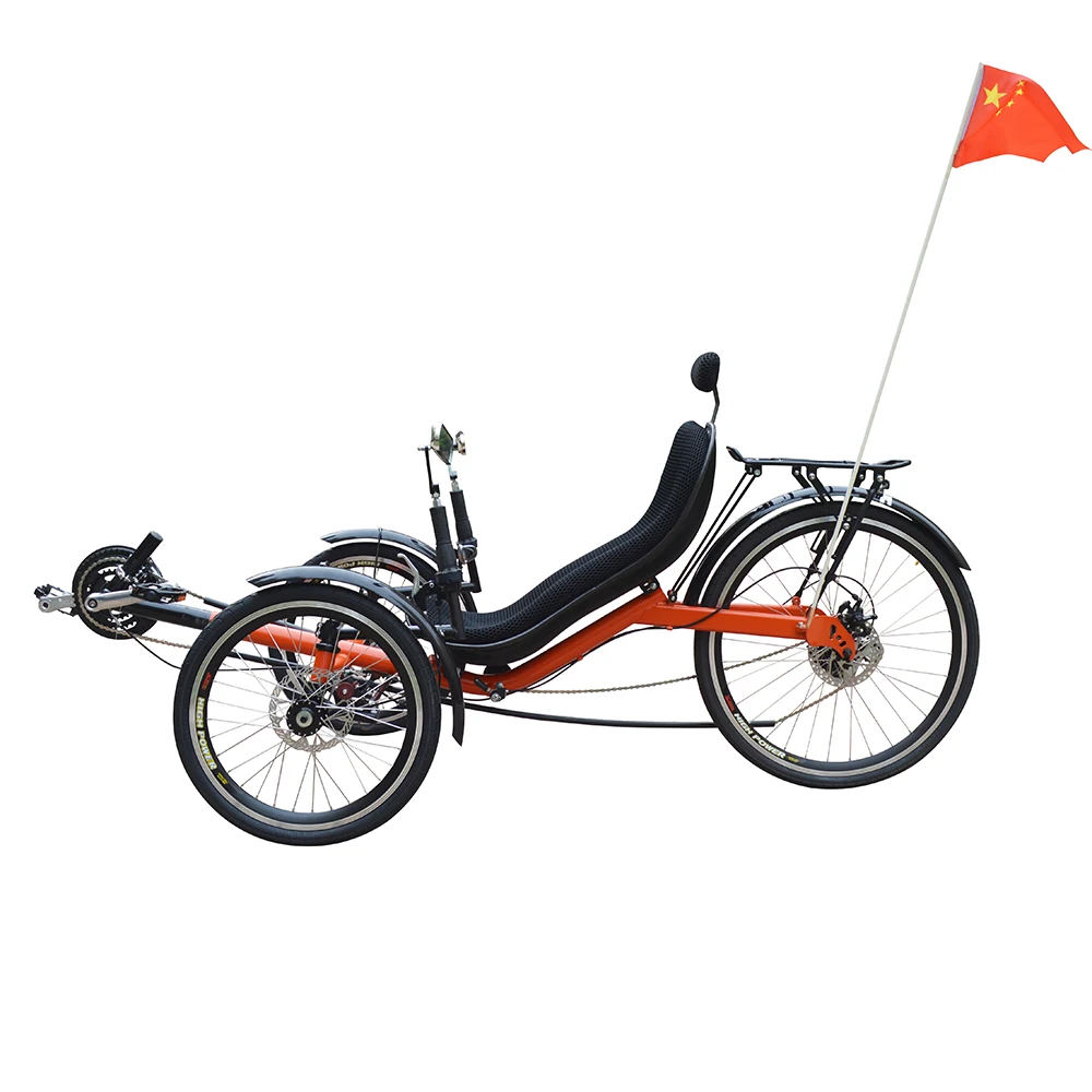 M010 Folding Recumbent Trike Two Front Wheels For Sale