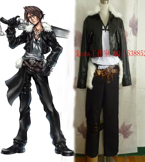 

Custom-made Cosplay Anime Costume Final Fantasy VIII 8 Squall Cosplay Costume 11