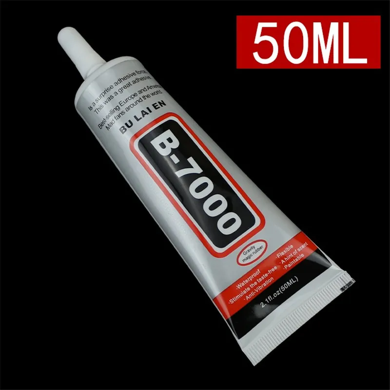 B7000 50ml Multipurpose Industrial Adhesive DIY Rhinestone Jewelry Crafts Phone Case Repair Touch Screen Glass Liquid Super Glue