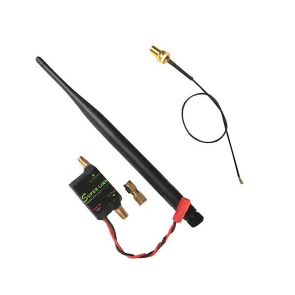 2.4G 2W Radio Signal Booster & Antenna & Feeder For DJI Phantom Multirotor  Frsky QX7 X9D PLUS Flysk Transmitter Extend Range