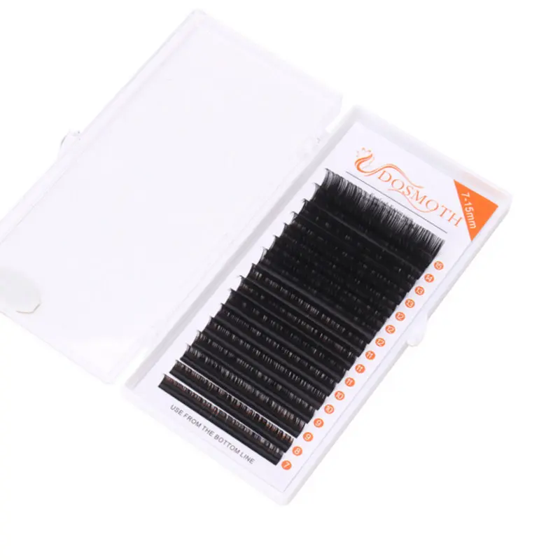 5trays  16rows/case,7~15mm mix , individual eyelash extension,Natural mink eyelashes makeup False eyelash