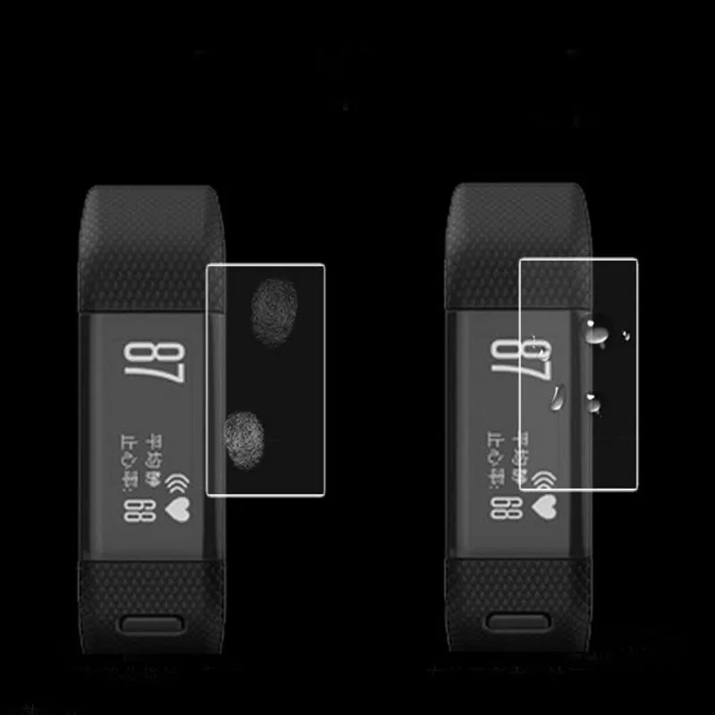 Противоударная мягкая защитная пленка из ТПУ для Garmin Vivosmart HR / HR + Plus, 2 шт., полная защитная крышка для экрана