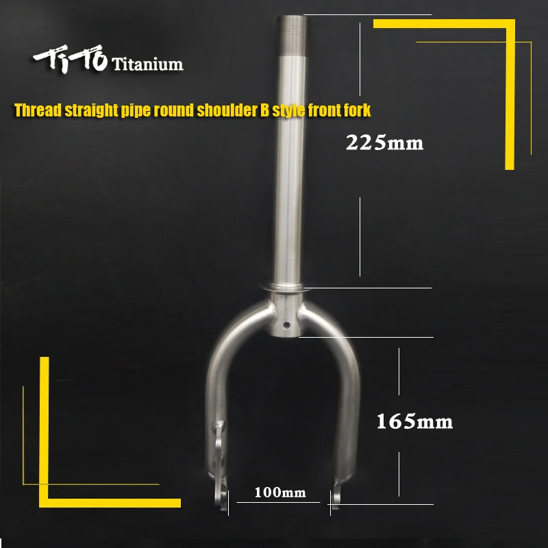 Tenedor delantero de aleación de titanio, carga de modificación de vehículo eléctrico, TiTo