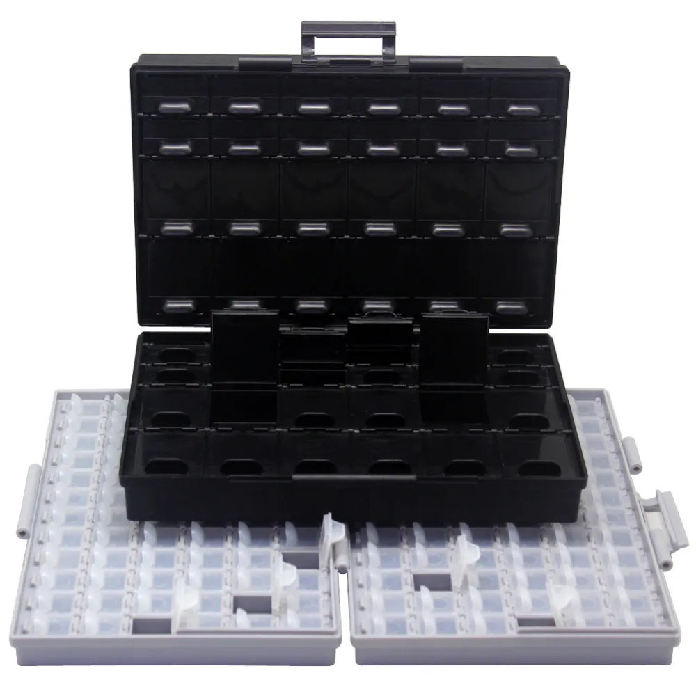 AideTek BOXALL144 and BOXALL48AS safe Enclosure for surface mount components 1206 0805 0603 0402 0201 chips diodes transis