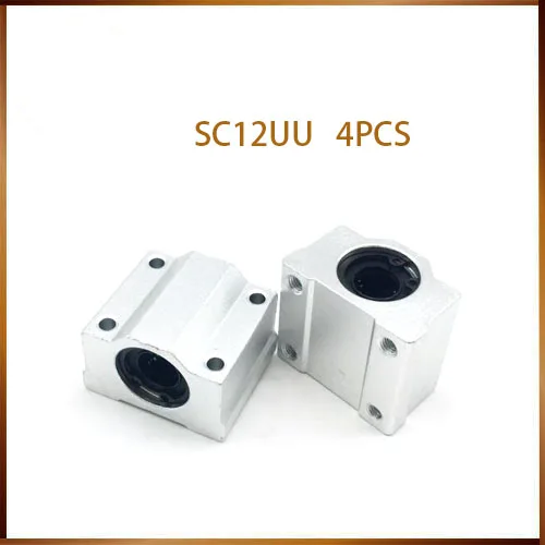 

sc12uu free shipping 4 pcs SC12UU SCS12UU Linear motion ball bearings slide block bushing for 12mm linear shaft guide rail