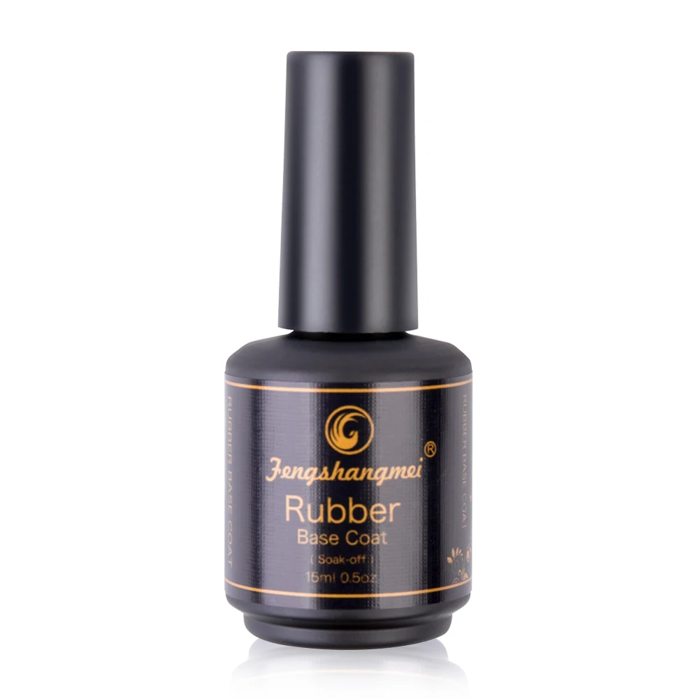 Fengshangmei 15Ml Langdurige Rubber Base Coat Gel Nagellak Matte Rubber Top Coat Uv Gel Vernissen Art Design foundation