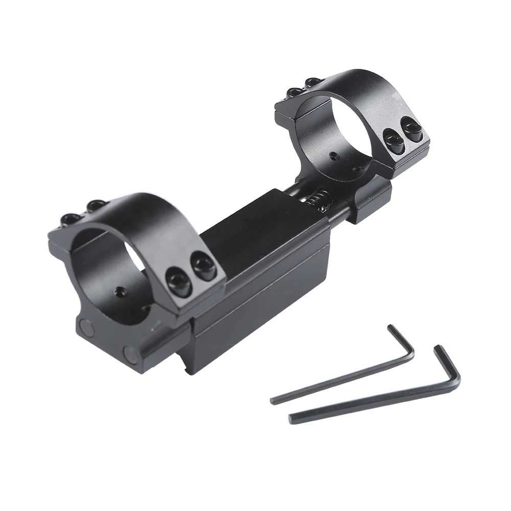 MIZUGIWA Airgun Scope Mount 25.4mm /30mm Ring w/Stop Pin Rifle Scope Mount Weaver Base Dovetail 20mm Rail caza