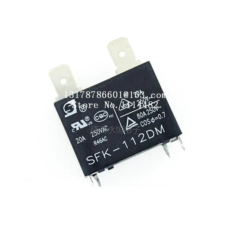 

Free shipping 50pcs/lot 100% new and original relay SFK-112DM 12V 20A 250VAC for Air conditioner DC Mini Power Relay