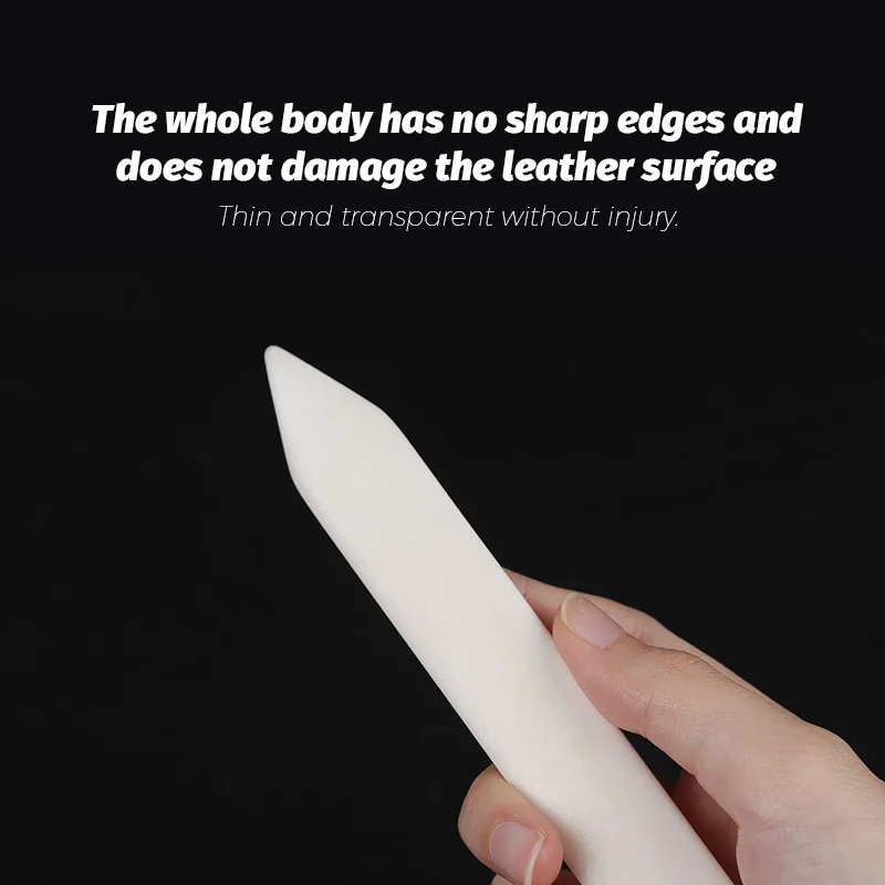 WUTA 100% OX Bone Real Cow Bone Folders Leather Tools For Scoring Folding Creasing Paper Edge Bookbinding Stain Removing Scraper