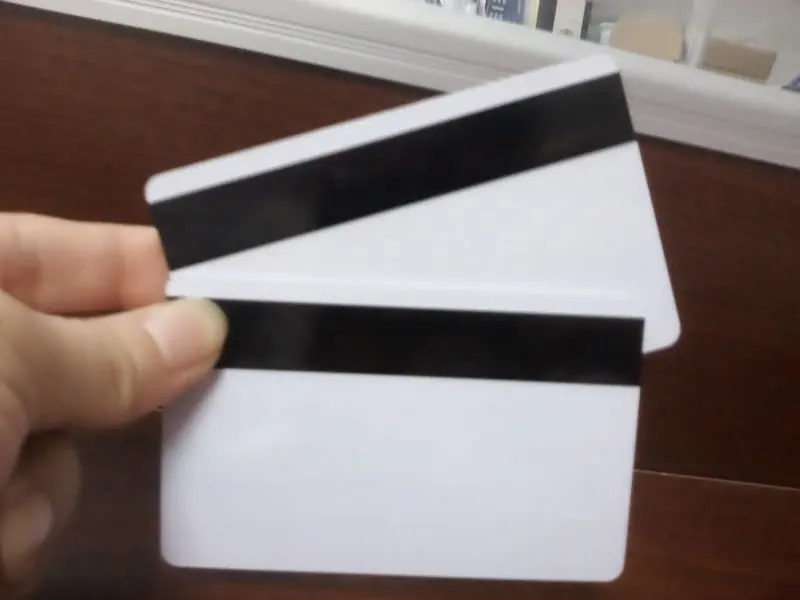 10000pcs/lot Blank PVC RFID card magnetic Card Hico magnetic stripe Card