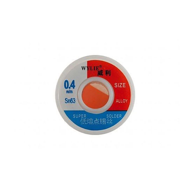 50g 0.3mm 0.4mm 0.5mm 0.6mm Tin Lead Rosin Core Solder Soldering Wire  For SMD Welding Rework Repair