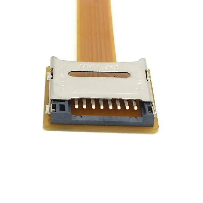 Kit de tarjeta de memoria Micro SD TF, extensión macho a hembra, extensor de Cable FPC plano suave, 10cm