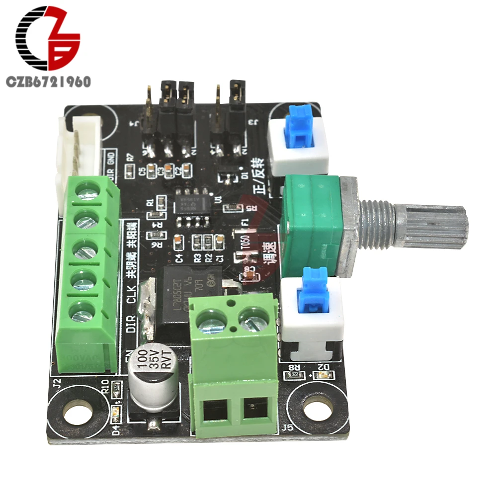 DC 12V 24V Pulse PWM Signal Generator 5.4k-160KHz 540-16.6KHz Frequency Signal Control for Stepper Motor Driver Speed Controller