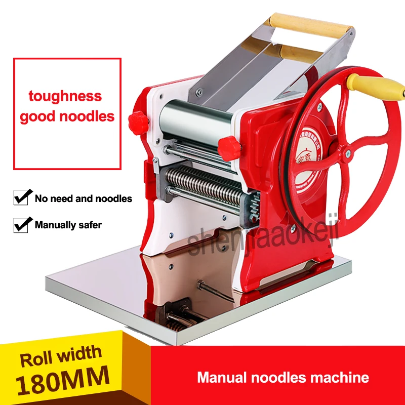 

DIY Noodle making machine Household Pasta Maker Machine Commercial Manual noodles machine 18cm noodle roller width 1pc